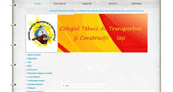 Desktop Screenshot of colegiultransporturiiasi.ro